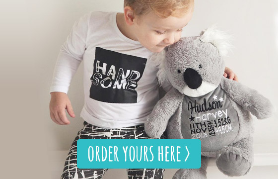 personalised embroidered teddy bears