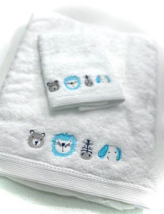 Aqua Baby Jungle Towel Set