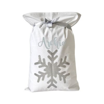 Arctic Snowflake Personalised Santa Sack