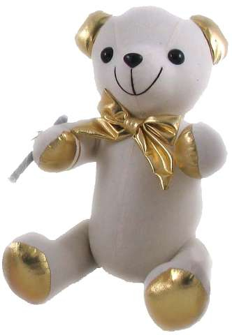 Autograph graduation bear gold - 38cm