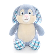 Bunny+Blue+Polka