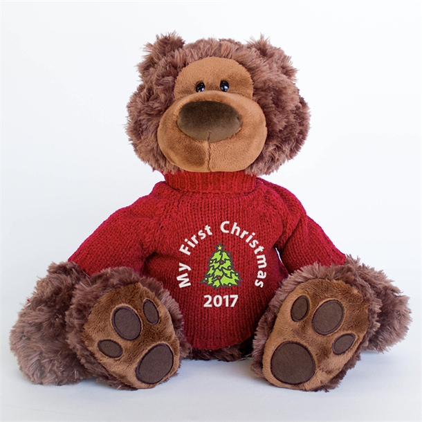 Christmas Teddy Bear - Charlie