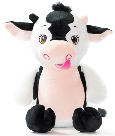 personalised cow teddy