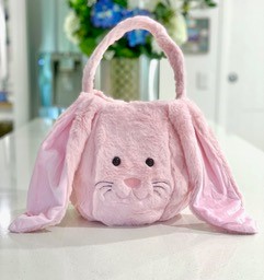 Easter Basket Fluffy Pink