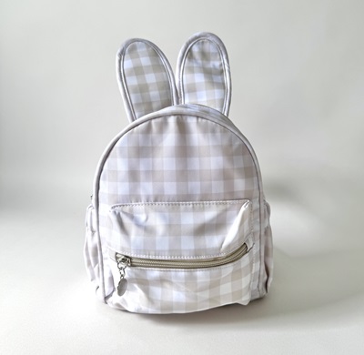 Easter Bunny Backpack Beige - Personalised 