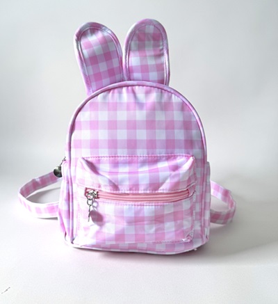 Easter Bunny Backpack Pink - Personalised 