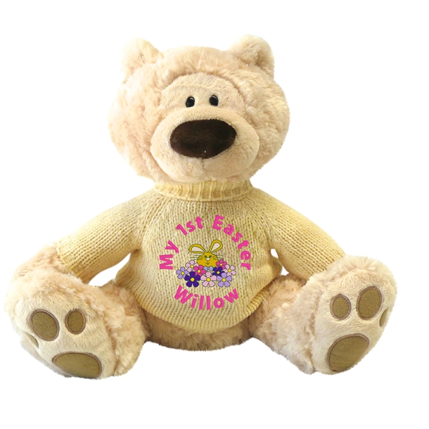 First Easter Teddy Bear Girl 