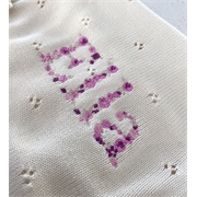 Floral+%26+Forest+personalised+blanket+-+cream