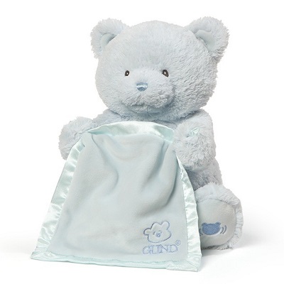 Gund Peek a Boo Teddy Bear Blue