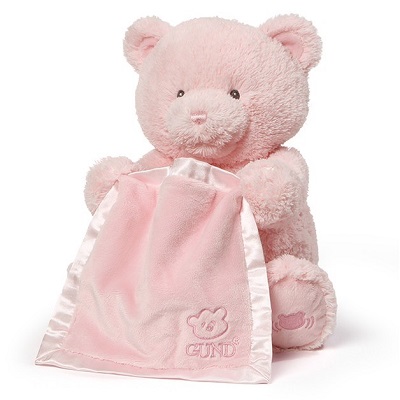 Gund Peek a Boo Teddy Bear Pink