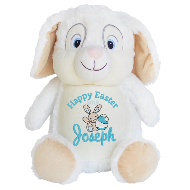 Happy Easter- White Bunny Boy