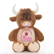 Personalised+Highland+cow+cubby