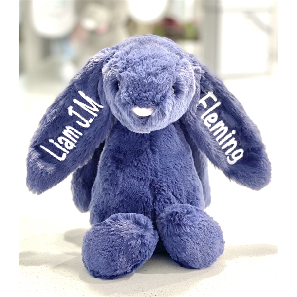 Jellycat Bashful Bunny - Navy 30cm