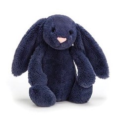 Jellycat Bashful Bunny - Navy 30cm
