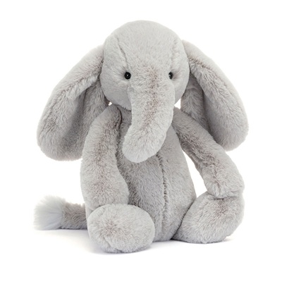 Jellycat Bashful Luxe Elephant Thuddeus Medium