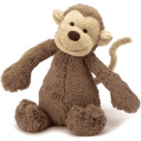 Monkey+jellycat+soft+toy