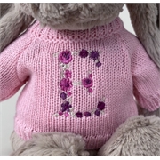 Pink+Personalised+Floral+Monogram+Jellycat+jumper+for+Bashful+Bunny