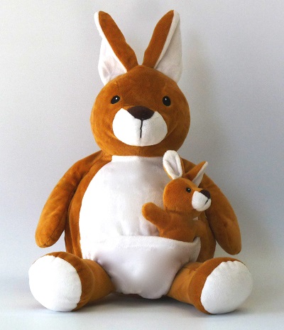 personalised kangaroo teddy