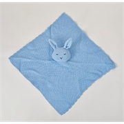 Knitted+bunny+soother+forest+personalised+-+sky