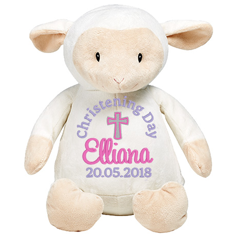 This+is+an+image+of+a+Lambkins+Teddy+personalised+christening+gift+from+My+Teddy