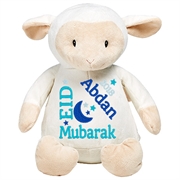 This+is+an+image+of+a+Lambkins+White+Eid+Greetings+from+My+Teddy