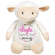 This+is+an+image+of+Lambkins+White+naming+day+gift+for+girls+from+My+Teddy
