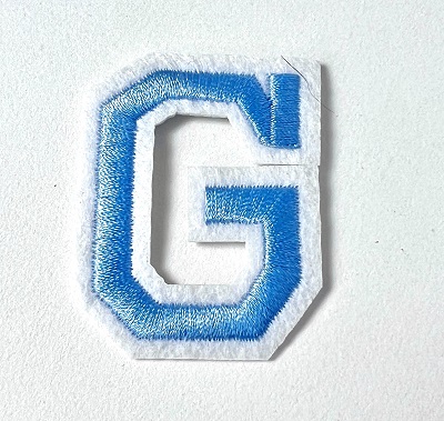 Letter Decal - Blue G