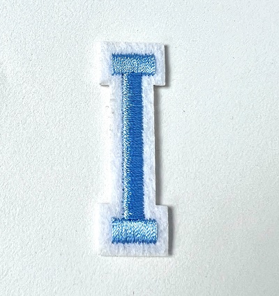 Letter Decal - Blue I