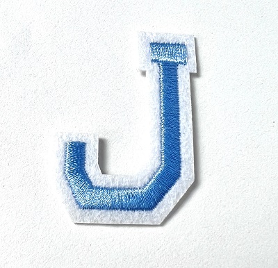 Letter Decal - Blue J