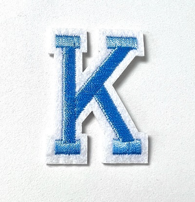 Letter Decal - Blue K