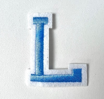 Letter Decal - Blue L
