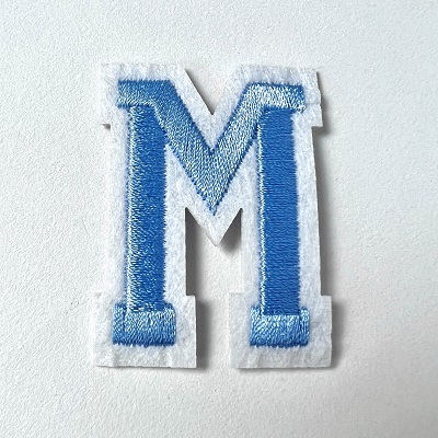 Letter Decal - Blue M