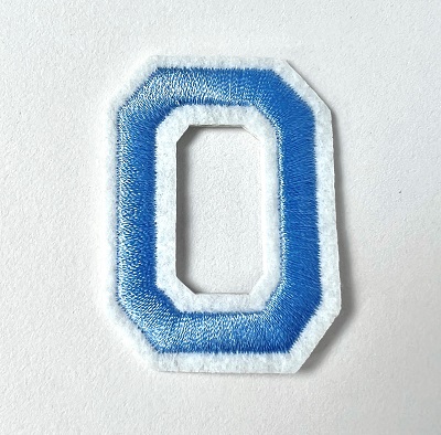 Letter Decal - Blue O