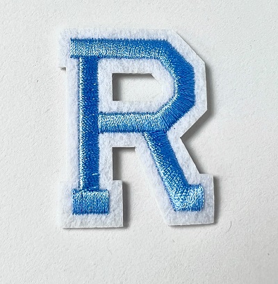 Letter Decal - Blue R