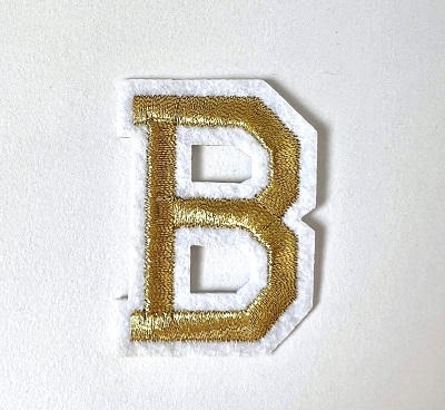 Letter Decal - Gold B