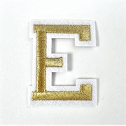 Gold+iron+on+letter+E+for+the+Jellycat+bunny+jumper