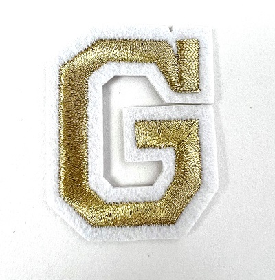 Letter Decal - Gold G