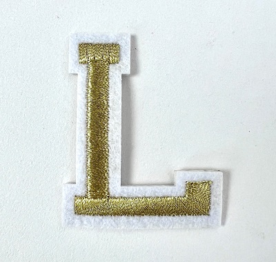 Letter Decal - Gold L