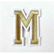 Gold+iron+on+letter+M+for+the+Jellycat+bunny+jumper