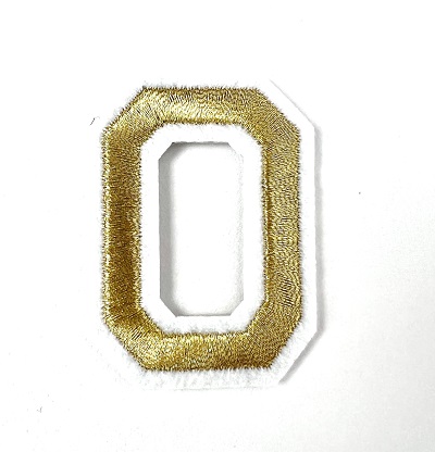 Letter Decal - Gold O