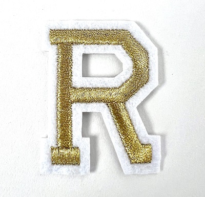 Letter Decal - Gold R