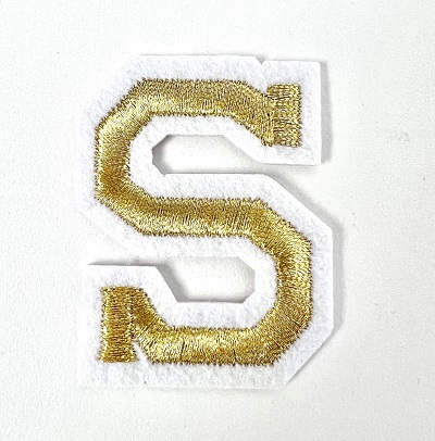 Letter Decal - Gold S