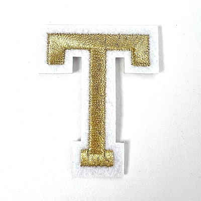 Letter Decal - Gold T