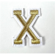 Gold+iron+on+letter+X+for+the+Jellycat+bunny+jumper