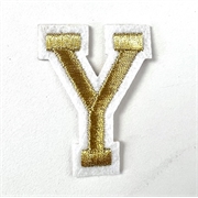 Gold+iron+on+letter+Y+for+the+Jellycat+bunny+jumper