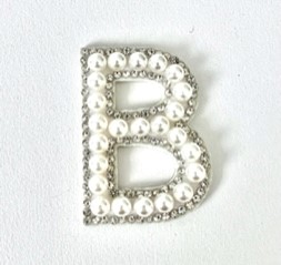 Letter Decal - Pearl and Dimonte B