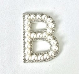 Letter Decal - Pearl and Dimonte B