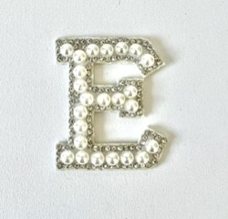 Letter Decal - Pearl and Dimonte E