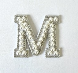 Letter Decal - Pearl and Dimonte M