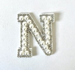 Letter Decal - Pearl and Dimonte N